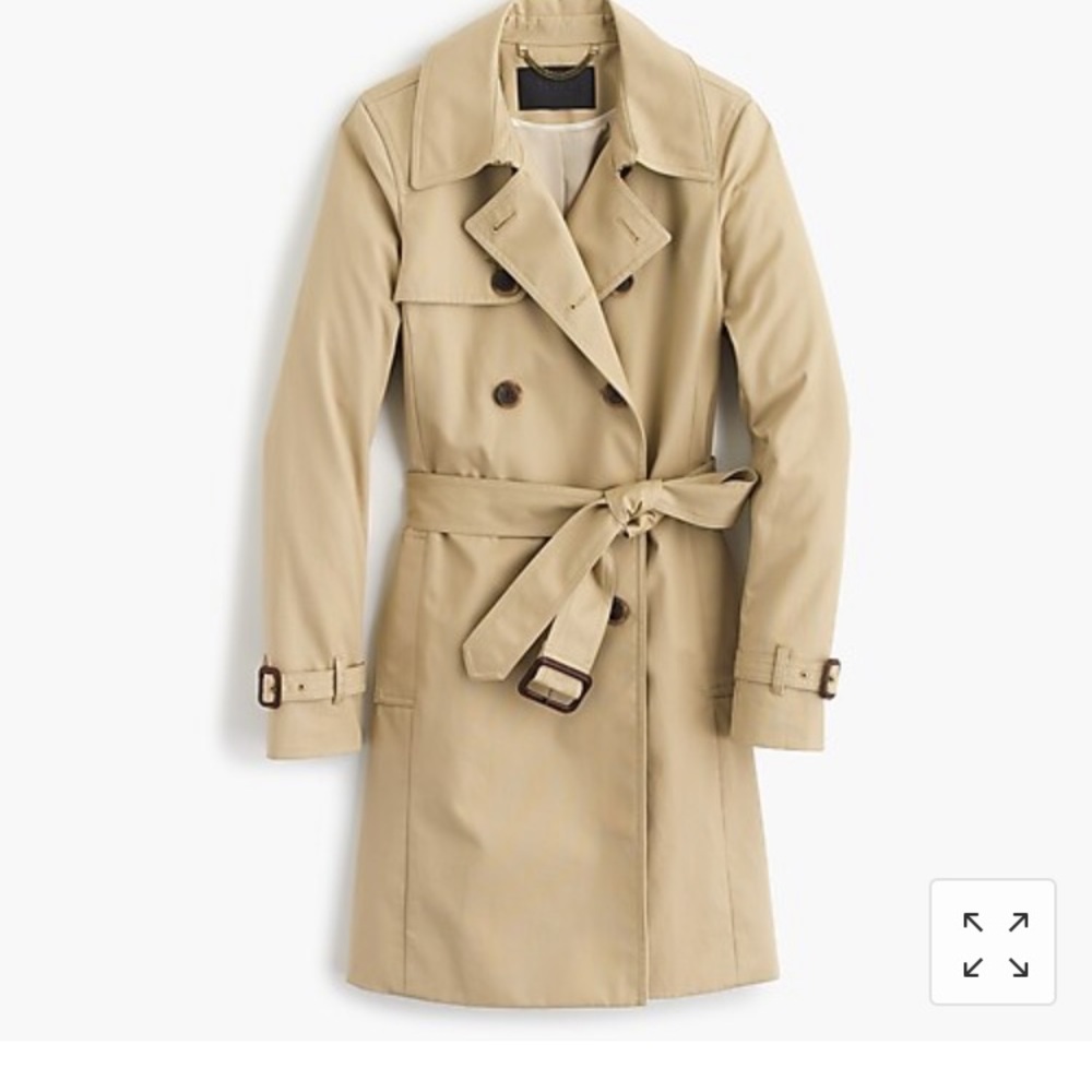 J Crew Collection Icon Trench Coat, size 14